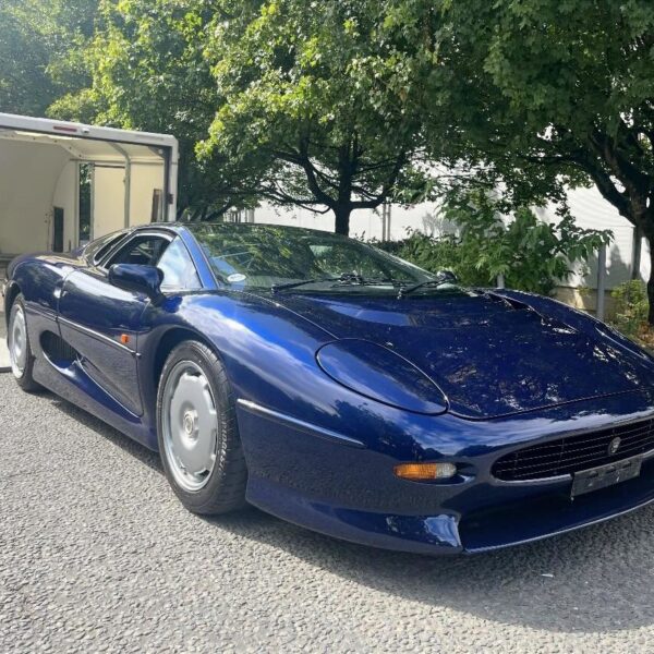 Prestige vehicle being loaded onto a Larksport trailer